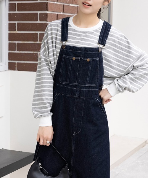 ジャンパースカート デニムジャンパースカート : ZOZOTOWN Yahoo