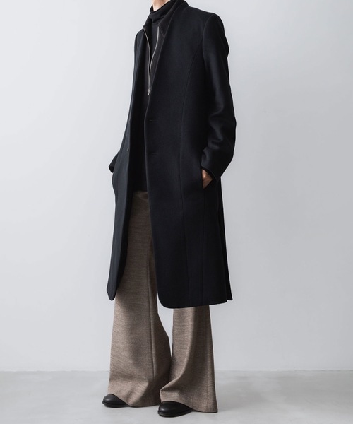 ATO（アトウ） スラックス SLUB TWEED FLAIR PANTS メンズ : ZOZOTOWN