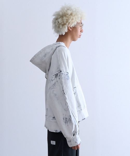 DISCOVERED（ディスカバード） パーカー DISCOVERED BLEACH PULL 