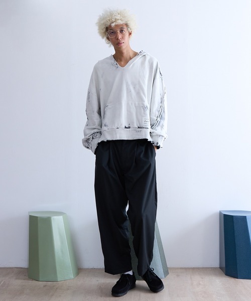 DISCOVERED（ディスカバード） パーカー DISCOVERED BLEACH PULL 