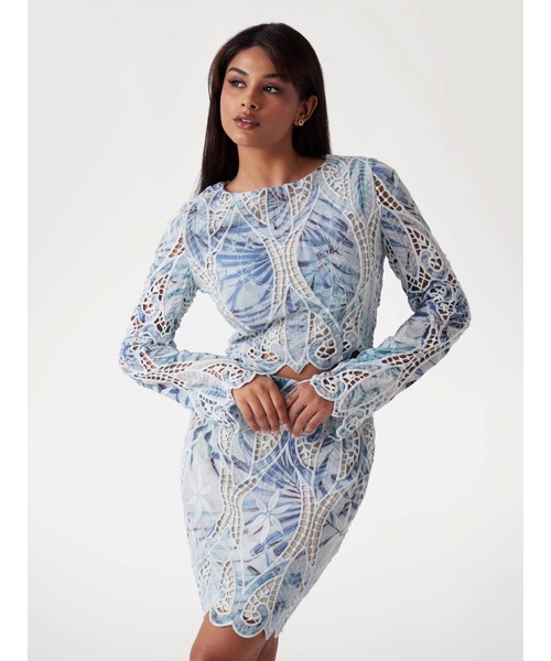 ブラウス シャツ LS Anastasia Lace Top トップス レディース