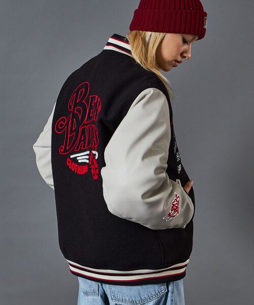 BEN DAVIS（ベンデイビス） スタジャン X-LARGE ブラック メンズ