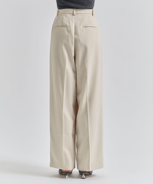 ローヘン lohen cocoon pants ホワイト38 コクーンパンツ louren（ローレン） パンツ 「ZOZOTOWN限定」「Louren/ローレン」2tuck