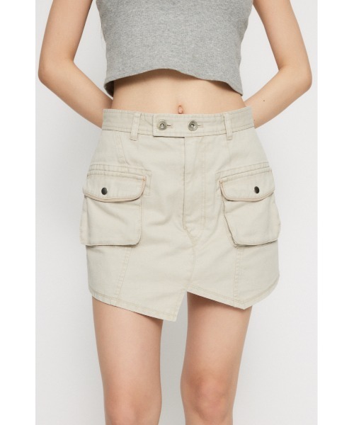 LAGUA GEM カーゴパンツ MILITARY USED ミニスコート レディース