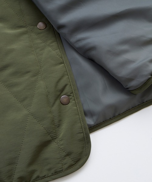 「BONLECILL」 中綿ブルゾン FREE カーキ レディース_画像2