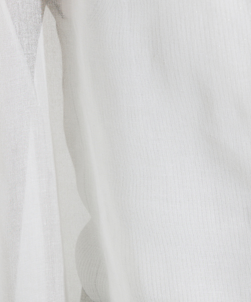 ブラウス シャツ ソフトオーガンジーロングブラウス/夏服/シアーシャツ レディース qualite ブラウス シャツ ソフトオーガンジーロングブラウス