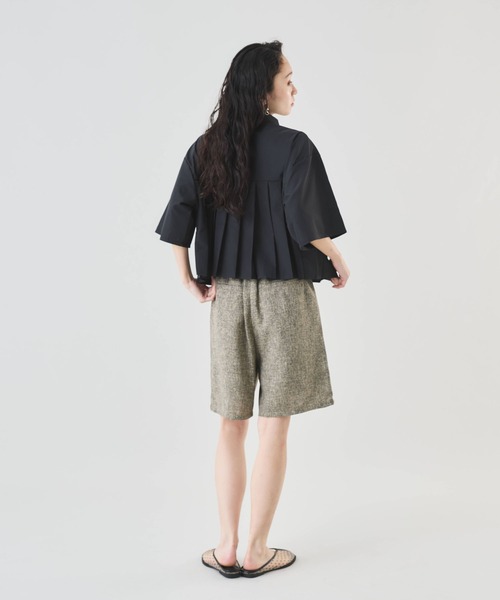 Muscat ハーフパンツ パンツ 短パン 「セットアップ可」サマーツイード