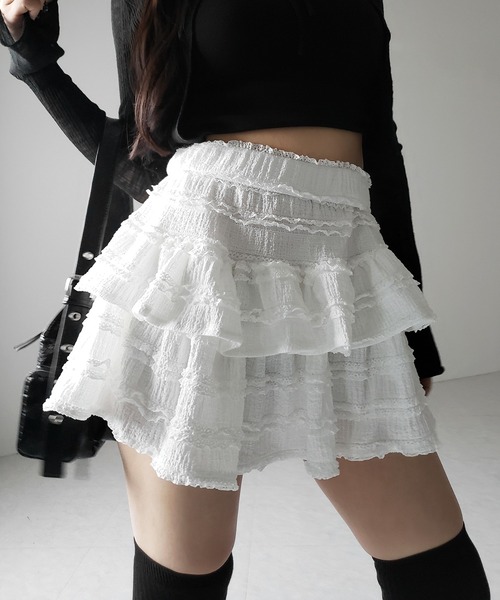 me+em select（ミームセレクト） スカート 「 2color ／インパン裏地