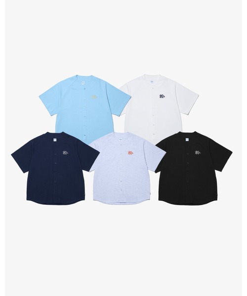 KEBOZ シャツ EFG TENJIKU BASEBALL JERSEY メンズ : ZOZOTOWN