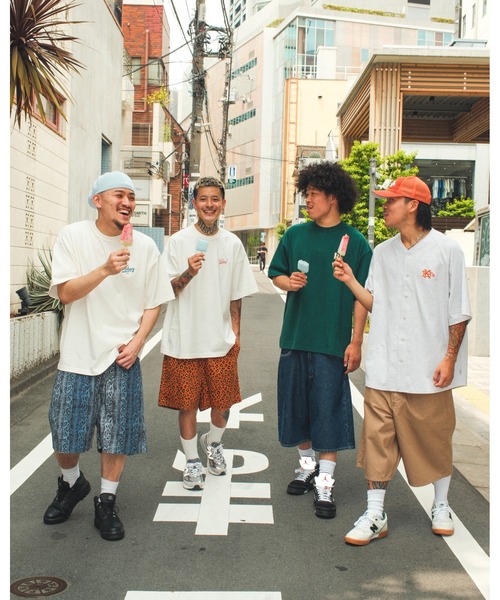 KEBOZ シャツ EFG TENJIKU BASEBALL JERSEY メンズ : ZOZOTOWN