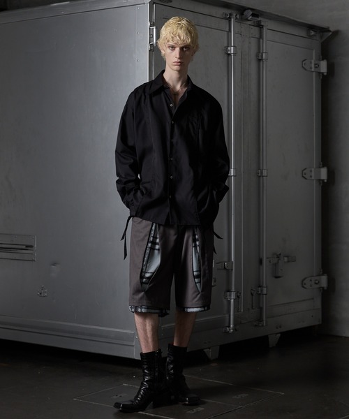 GRANCY パンツ 「GRANCY」Layered Design Half Slacks