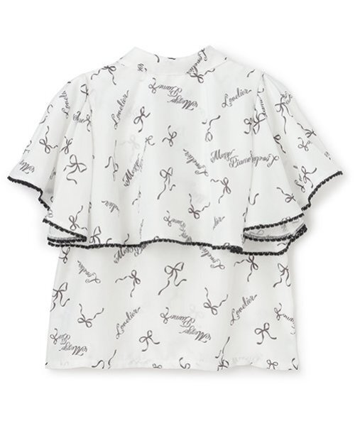 mezzo piano Junior（メゾピアノ ジュニア） ブラウス シャツ ケープ