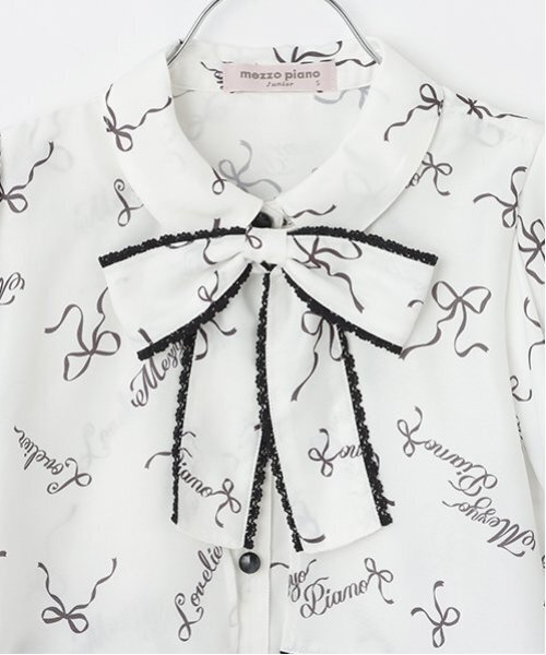 mezzo piano Junior（メゾピアノ ジュニア） ブラウス シャツ ケープ