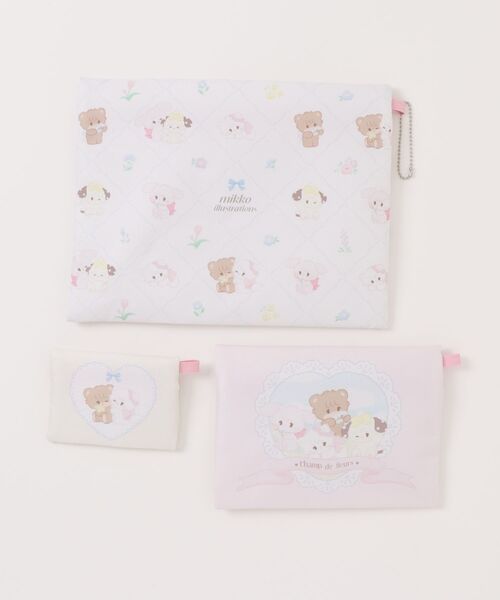 ろみお ③ポーチ ろみお ③ポーチ ろみお ③ポーチ ろみお ③ポーチ 3－ZIP COSMETIC