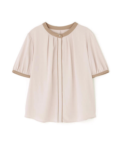 natural beauty basic ブラウス M レディース カジュアル 楽天市場】配色ボタンフォルムブラウス23AW／ナチュラル