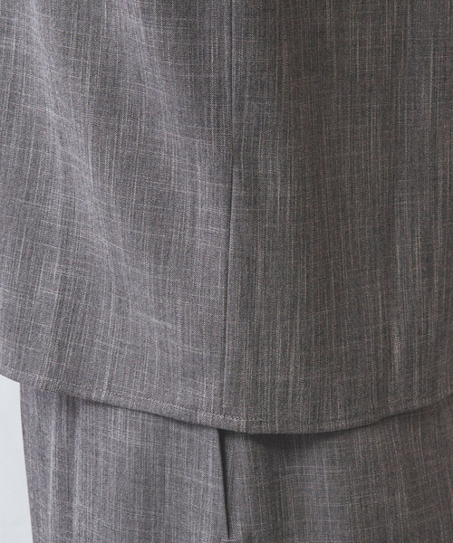 【NARACAMICIE】【セットアップ対応】シャンブレー半袖ブラウス NARACAMICIE ブラウス シャツ 「NARACAMICIE」「セットアップ