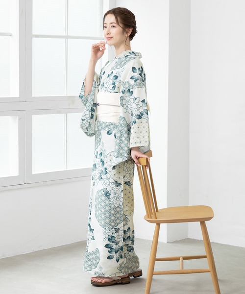 【floro by SOUBIEN】浴衣5セット SOUBIEN（創美苑） 浴衣 「floro by SOUBIEN」浴衣2点セット （浴衣＋