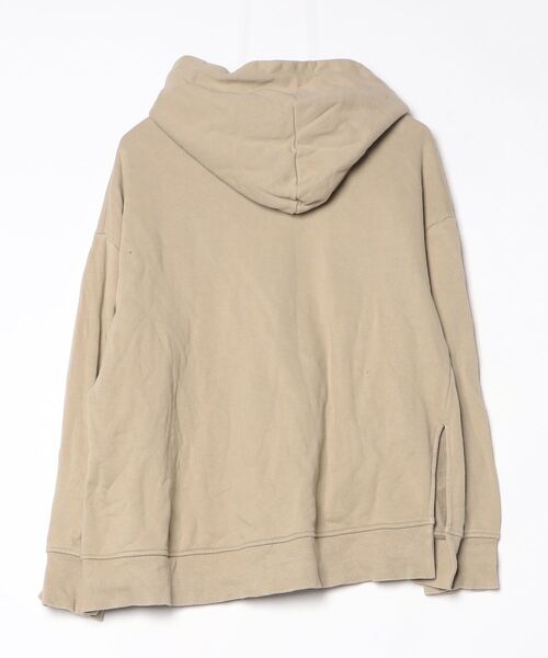 オーバーサイズクリーム色パーカー SENSE OF PLACE by URBAN RESEARCH プルオーバーパーカー ONE グリーン