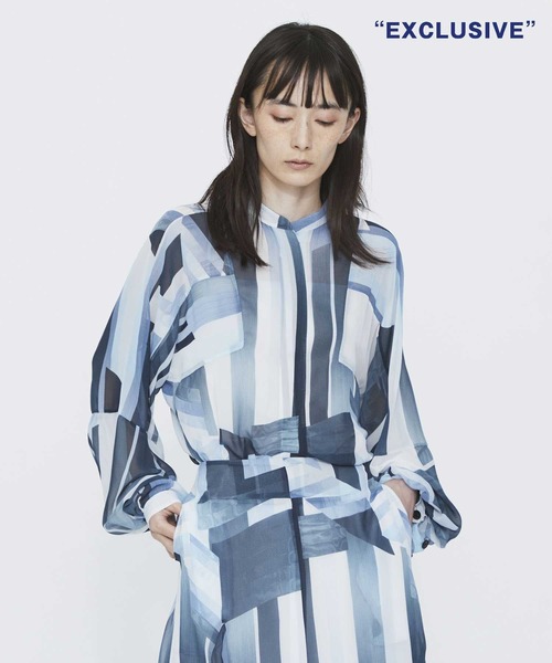 美品 25AW PLST HARUNOBUMURATA プラステ ハルノブムラタ コットンブレンド ハーフスリーブシャツ ブラウス M ブラック レディース 古着 中古 USED PLST（プラステ） 良品 25AW PLST HARUNOBUMURATA ハルノブムラタ