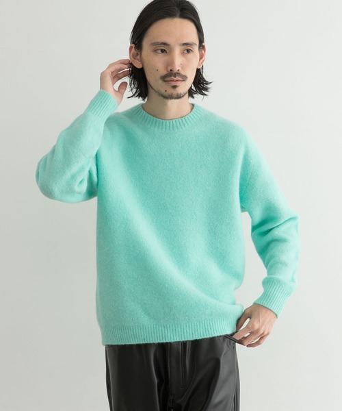 URBAN RESEARCH（アーバンリサーチ） 長袖ニット LARGE ミント メンズ