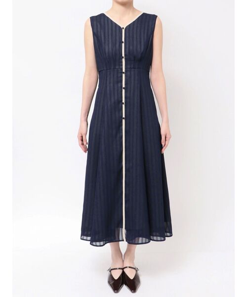 LAGUNAMOON（ラグナムーン） ワンピース バイカラーパイピング