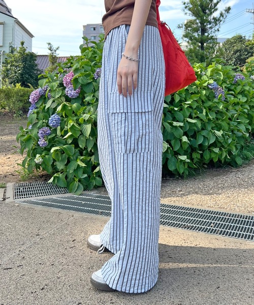 カーゴパンツ ストライプカーゴパンツ レディース : ZOZOTOWN Yahoo!店