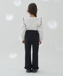 パンツ 「ともパン」裾ふりふりギャザーフレアパ...の詳細画像5