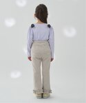 パンツ 「ともパン」裾ふりふりギャザーフレアパ...の詳細画像1
