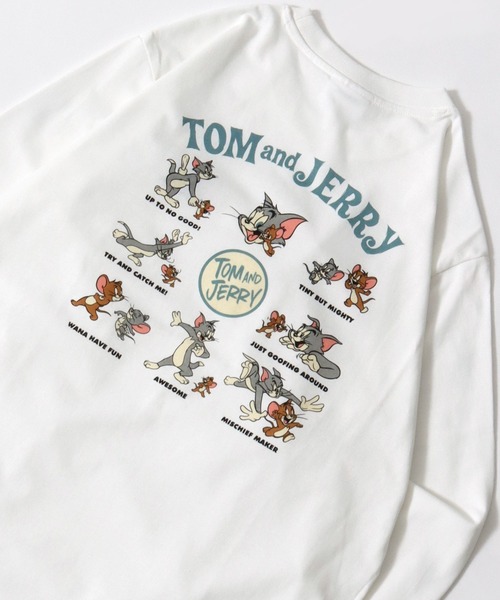 tシャツ 2025AW Tom and Jerry/トムとジェリー フロント バック