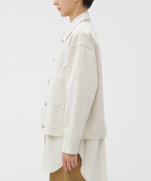 MHL.（エムエイチエル） デニムジャケット gジャン CANTON NATURAL