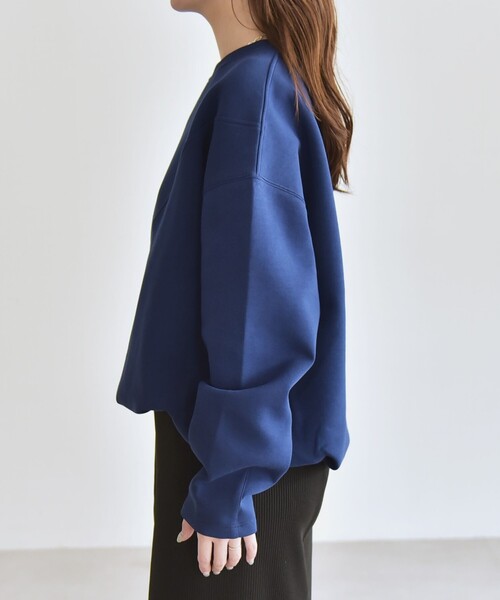 quaranciel トレーナー スウェット quaranciel:「洗濯機可能」ポンチ V