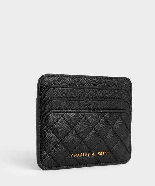「CHARLES & KEITH」 カードケース XX-SMALL ブラック レディース