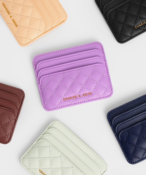「CHARLES & KEITH」 カードケース XX-SMALL ブラック レディース