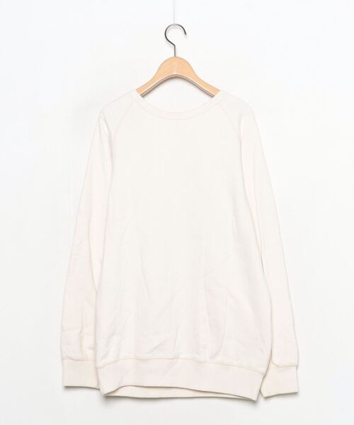 「MIXTA」 スウェットカットソー L ホワイト レディース_画像4