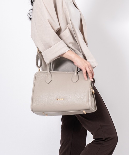 ハンドバッグ 「PULICATI/プリカーティ」2WAY レザー イタリア製