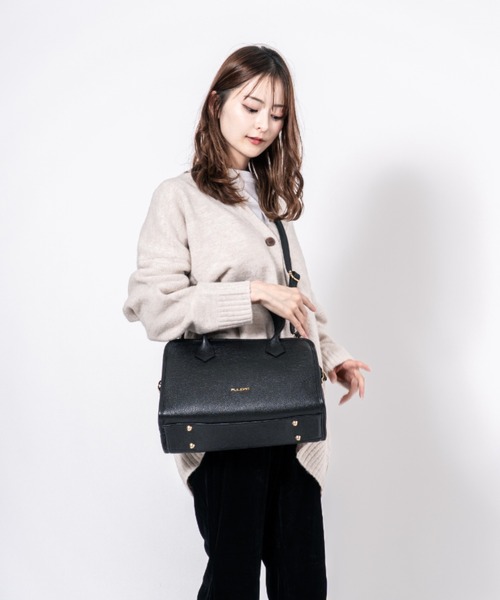 ハンドバッグ 「PULICATI/プリカーティ」2WAY レザー イタリア製