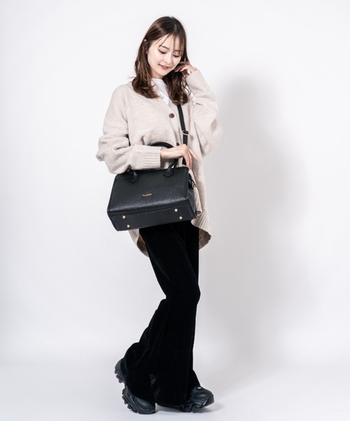 ハンドバッグ 「PULICATI/プリカーティ」2WAY レザー イタリア製