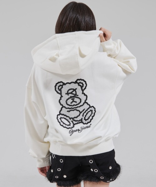 OY（オーワイ） パーカー 「OY/オーワイ」DOLLY STONE EAR HOODIE ZIP