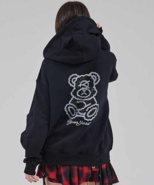 OY（オーワイ） パーカー 「OY/オーワイ」DOLLY STONE EAR HOODIE ZIP