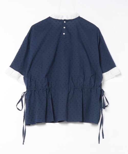 「haupia」 半袖ブラウス MEDIUM ブラック レディース_画像2