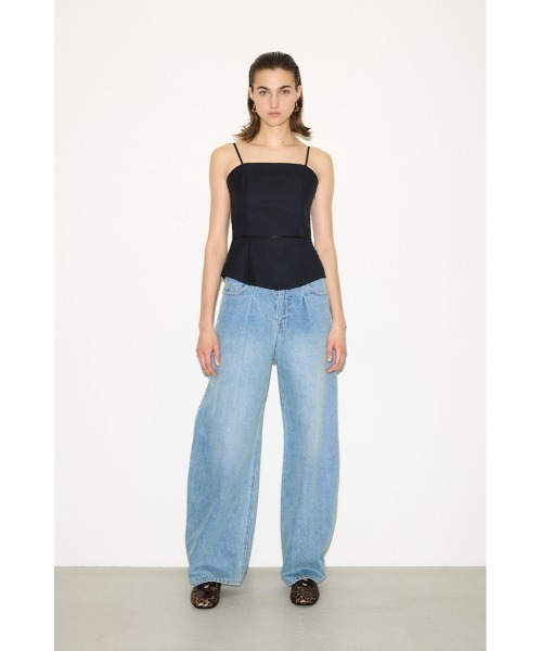 sly ビスチェ THROW by SLY キャミソール BACK OPEN BUSTIER バックオープン