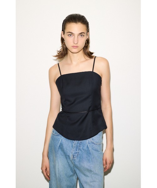 THROW by SLY キャミソール BACK OPEN BUSTIER バックオープン
