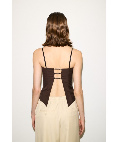 THROW by SLY キャミソール BACK OPEN BUSTIER バックオープン