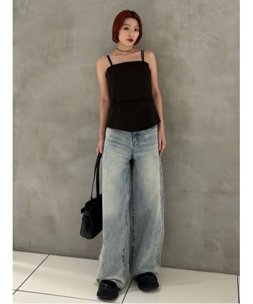 THROW by SLY キャミソール BACK OPEN BUSTIER バックオープン