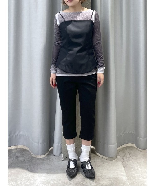 THROW by SLY キャミソール BACK OPEN BUSTIER バックオープン