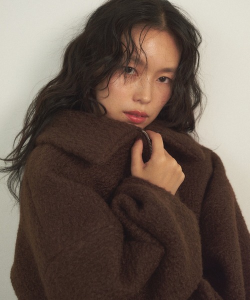 Shelly island（シェリーアイランド） ブルゾン アウター ボアZIP