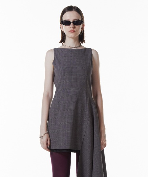 JOSE MOON（ジョゼムーン） ワンピース ASYMMETRY MINI DRESS