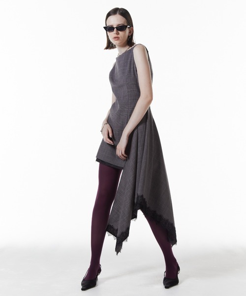 JOSE MOON（ジョゼムーン） ワンピース ASYMMETRY MINI DRESS