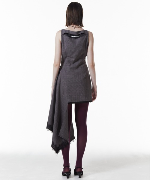 JOSE MOON（ジョゼムーン） ワンピース ASYMMETRY MINI DRESS