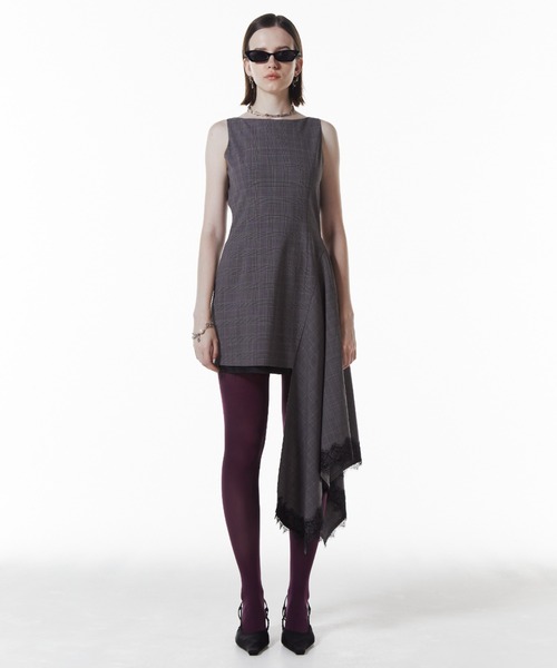 JOSE MOON（ジョゼムーン） ワンピース ASYMMETRY MINI DRESS